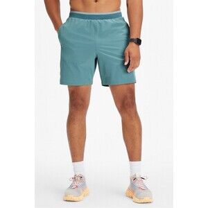 Fabletics Fundamental Shorts Unlined Athletic 7" Inseam Mens Size M Arctic Wave